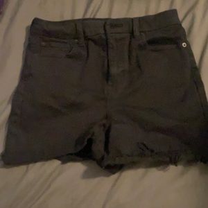 Black Denim American Eagle Shorts